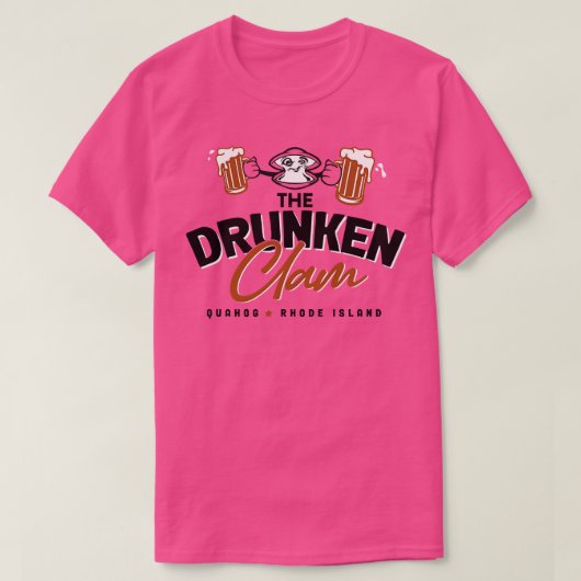 Der betrunkene Clam T-Shirt (Design vorne)