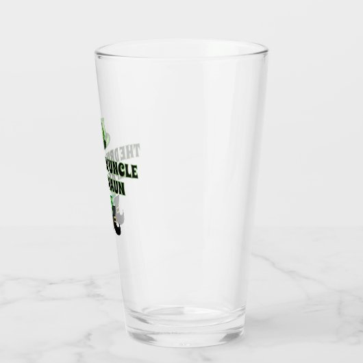 Der Betrunkene Onkel Leprechaun Funny St. Patrick' Glas (Links)