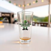 Der Betrunkene Onkel Leprechaun Funny St. Patrick' Glas