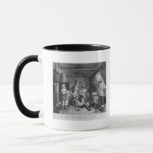 Der beunruhigte Dichter, 1740 Tasse