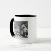Der beunruhigte Dichter, 1740 Tasse (Vorderseite Links)
