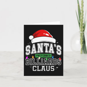 Der bevorzugte Billardklaus des Weihnachtsmanns pa Karte