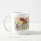 Der bewegende Tag der Elefanten Kaffeetasse (Links)
