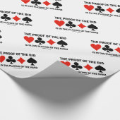 Der Beweis des Angebots ist im Spielen der Hand Geschenkpapier (Ecke)