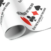 Der Beweis des Angebots ist im Spielen der Hand Geschenkpapier (Rolleneckpunkt)