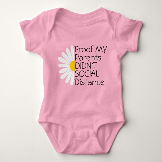 Der Beweis für meine Eltern war kein Karosserieanz Baby Strampler (Vorderseite)