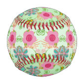 Der bezaubernde eklektische Garten: Diverse Blumen Baseball (Rückseite)