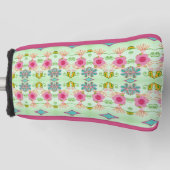Der bezaubernde eklektische Garten: Diverse Blumen Golf Headcover (Vorderseite)