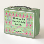 Der bezaubernde eklektische Garten: Diverse Blumen Metall Brotdose (Vorderseite)