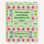 Der bezaubernde eklektische Garten: Diverse Blumen Notizblock (Vorderseite)