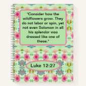 Der bezaubernde eklektische Garten: Diverse Blumen Notizblock (Vorderseite)