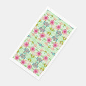 Der bezaubernde eklektische Garten: Diverse Blumen Serviette (Ecke)