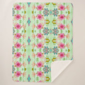 Der bezaubernde eklektische Garten: Diverse Blumen Sherpadecke (Vorderseite)