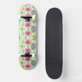 Der bezaubernde eklektische Garten: Diverse Blumen Skateboard (Vorderseite)