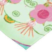 Der bezaubernde eklektische Garten: Diverse Blumen Tischdecke (Schrägansicht)