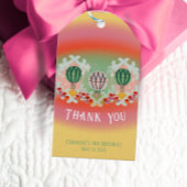 Der bezaubernde Emerald Hot Air Ballon Kindergebur Geschenkanhänger