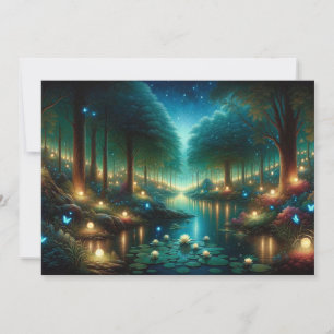 Der bezaubernde Nachtfall: Lumineszenz am See Einladung