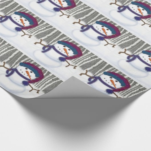 Der bezaubernde Puffsänger Geschenkpapier (Ecke)