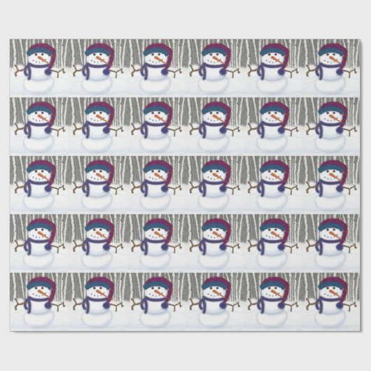 Der bezaubernde Puffsänger Geschenkpapier (Flach)