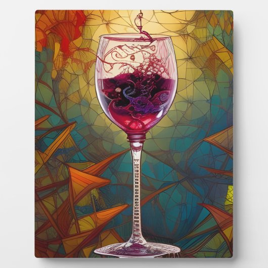 Der bezaubernde Tafelwein Fotoplatte (Vorderseite)