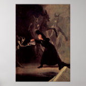 Der bezauberte Mann von Francisco Goya 1798 Poster (Vorne)