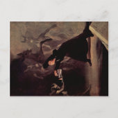 Der bezauberte Mann von Francisco Goya 1798 Postkarte (Vorderseite)