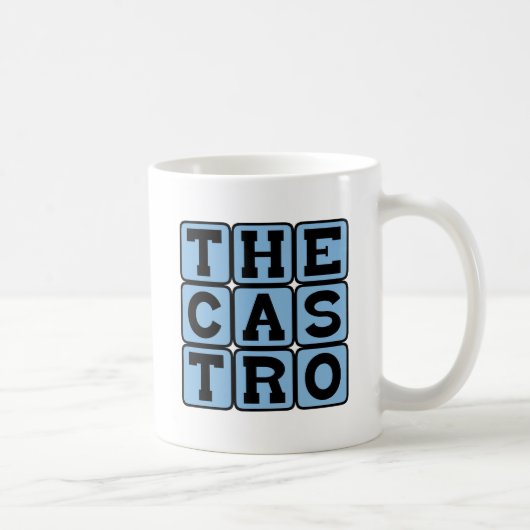 Der Bezirk Castro, San Francisco Kaffeetasse (Rechts)