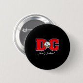 Der Bezirk Washington Dc Urlaubs-Souvenir Us Button (Vorne & Hinten)