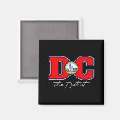 Der Bezirk Washington Dc Urlaubs-Souvenir Us Magnet (Vorderseite/Rückseite)