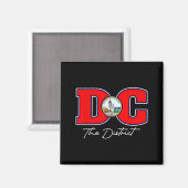Der Bezirk Washington Dc Urlaubs-Souvenir Us Magnet (Vorderseite/Rückseite)