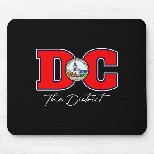 Der Bezirk Washington Dc Urlaubs-Souvenir Us Mousepad (Vorne)