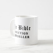 Der Bibel-Fiktions-Bestseller Kaffeetasse (Vorderseite Links)