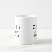 Der Bibel-Fiktions-Bestseller Kaffeetasse (Mittel)