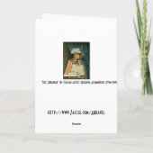 Der Bibliothekar Karte (Rückseite)