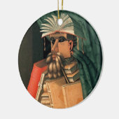Der Bibliothekar Keramik Ornament (Links)
