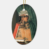 Der Bibliothekar Keramikornament (Links)