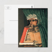 Der Bibliothekar Postkarte (Vorne/Hinten)
