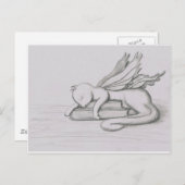 Der Bibliothekar Postkarte (Vorne/Hinten)