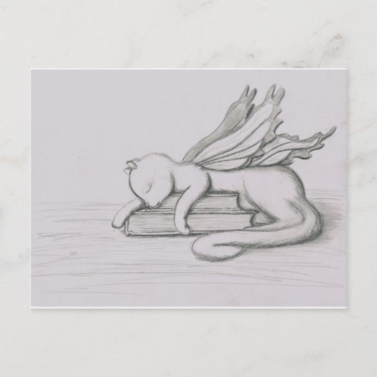 Der Bibliothekar Postkarte (Vorderseite)