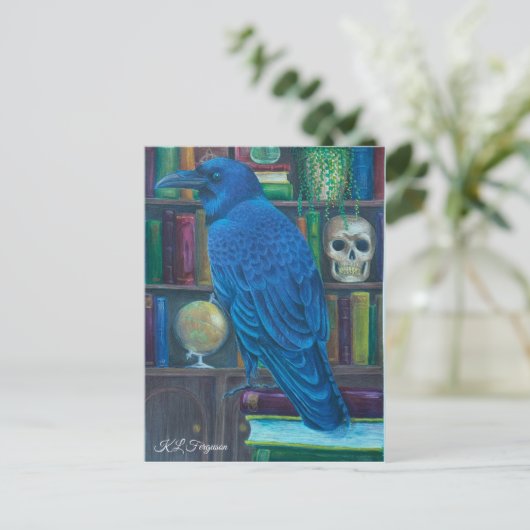 Der Bibliothekar - Postkarte (Stehend Vorderseite)