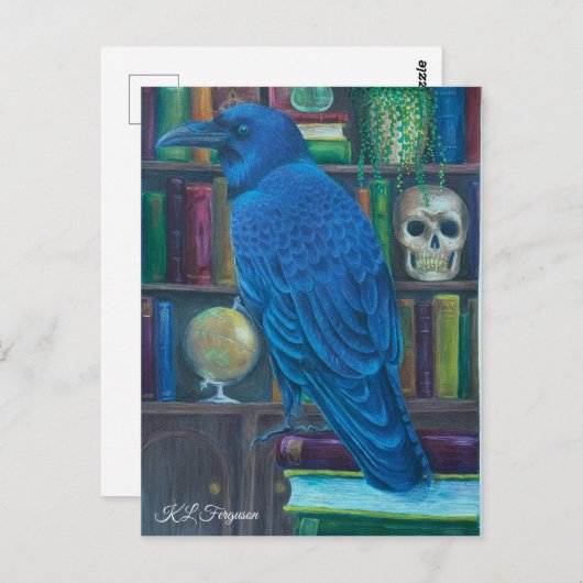 Der Bibliothekar - Postkarte (Vorne/Hinten)