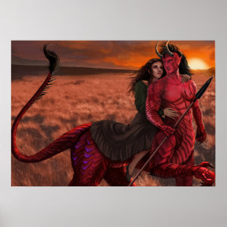 Der Bibliothekar und das Bestienposter Poster