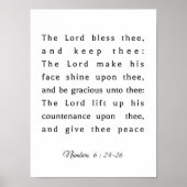 Der biblische Priestersegen Poster (Vorne)