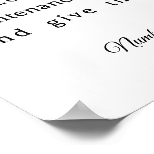 Der biblische Priestersegen Poster (Ecke)