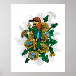 Der Bienenfresser mit dem goldenen Anhänger Poster