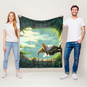 Der Bienenführer-Gnom – Hüter des Honigs Fleecedecke