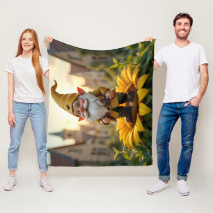 Der Bienenführer-Gnom – Hüter des Honigs Fleecedecke