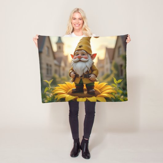 Der Bienenführer-Gnom – Hüter des Honigs Fleecedecke (Beispiel)