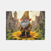 Der Bienenführer-Gnom – Hüter des Honigs Fleecedecke (Vorderseite (Horizontal))