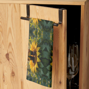 Der Bienenführer-Gnom – Hüter des Honigs Geschirrtuch